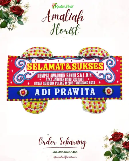Papan Bunga Ucapan Selamat Cisalada